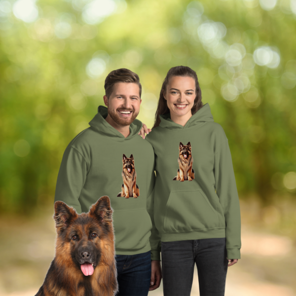 Printed Pet Portrait Hoodie